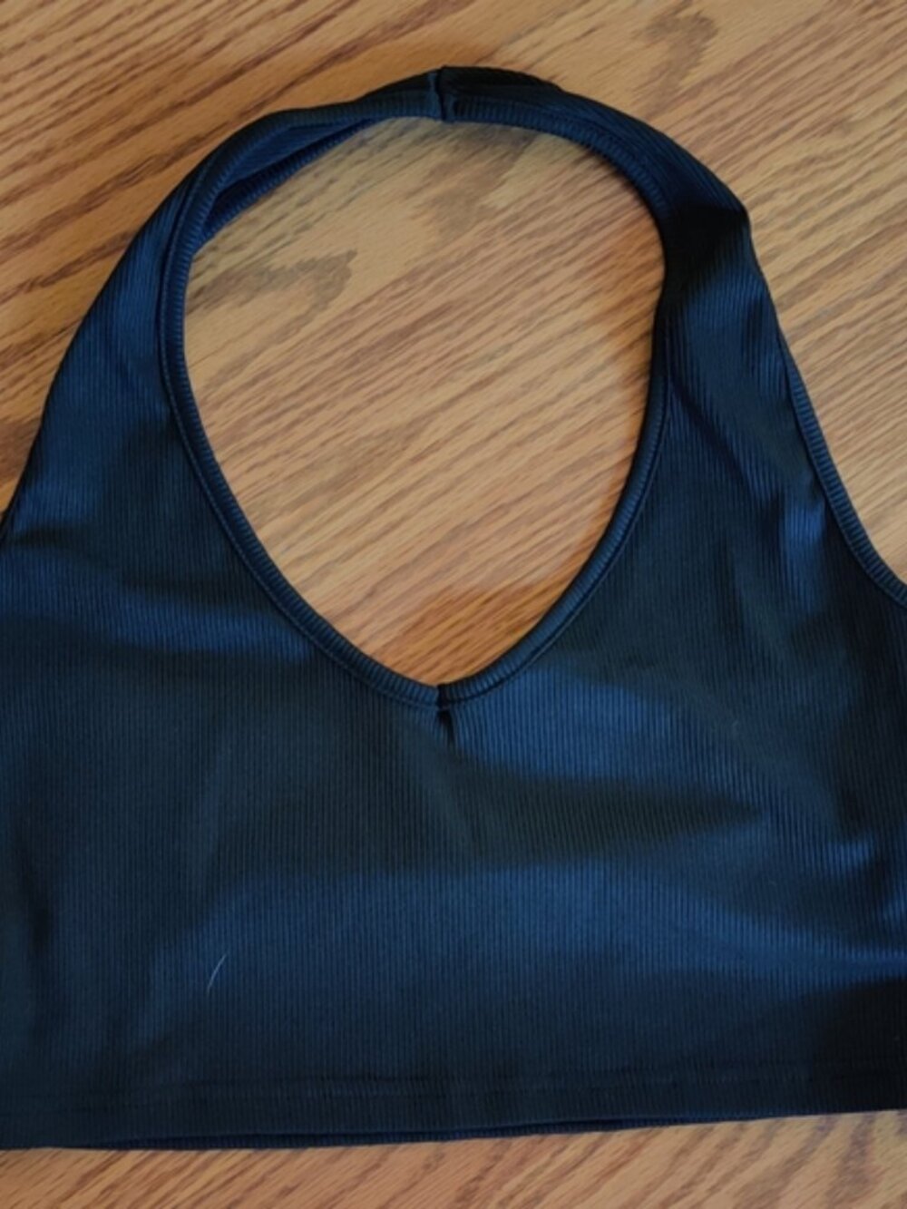 Two Ribbed Crop Tops - Picture 3 of 6